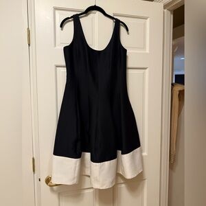 Halston Heritage dress black and white -12